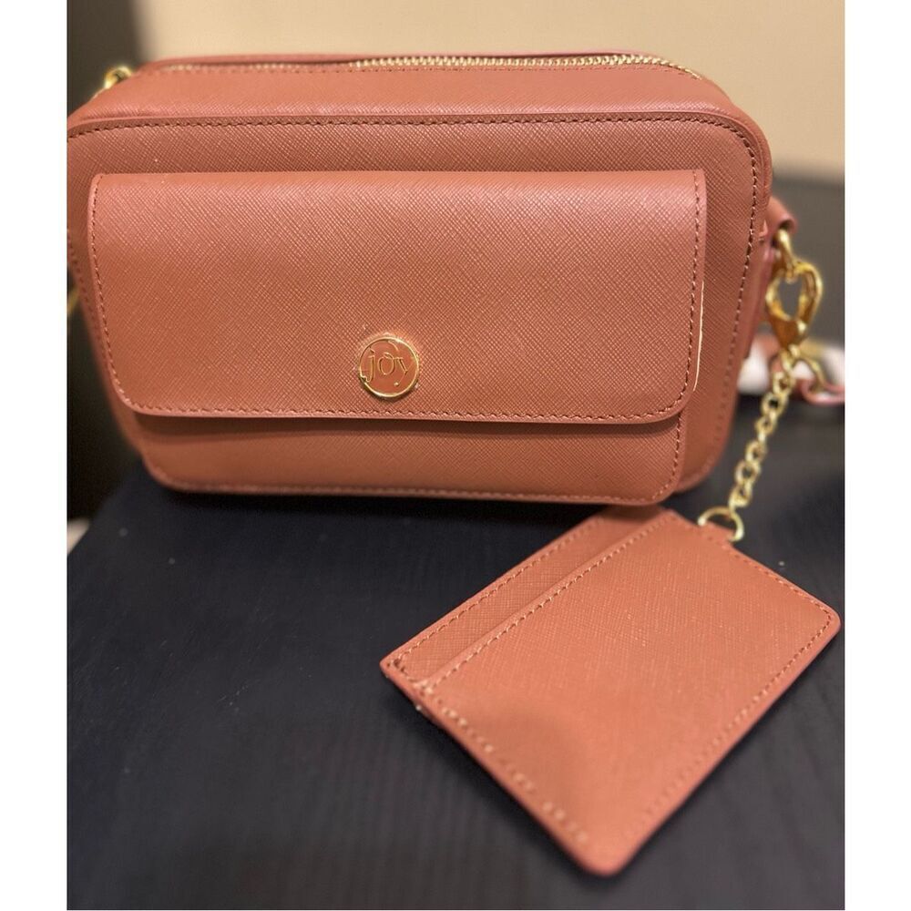 Joy Clean and Chic Leather Crossbody Bag Plus Card Case - Picture 6 of 8